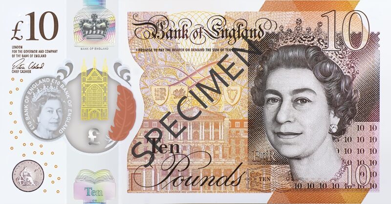 New £10 Polymer Note to be issued in September 2017 - OCS Cash Management